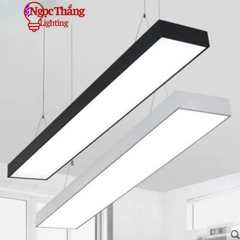 Đèn thả trần văn phòng 120cm x 20cm - Đèn thả hộp chữ nhật siêu sáng 70W 220V MS218 Ngọc Thắng
