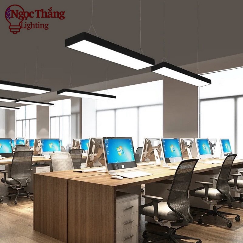 Đèn thả trần văn phòng 120cm x 20cm - Đèn thả hộp chữ nhật siêu sáng 70W 220V MS218 Ngọc Thắng - Image 14