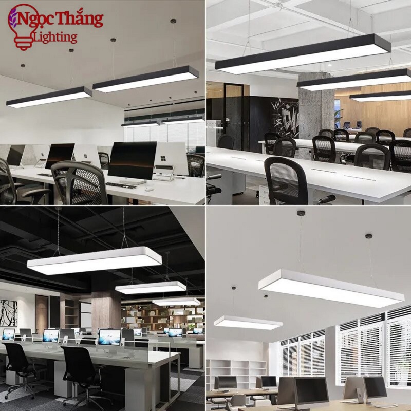 Đèn thả trần văn phòng 120cm x 20cm - Đèn thả hộp chữ nhật siêu sáng 70W 220V MS218 Ngọc Thắng - Image 13