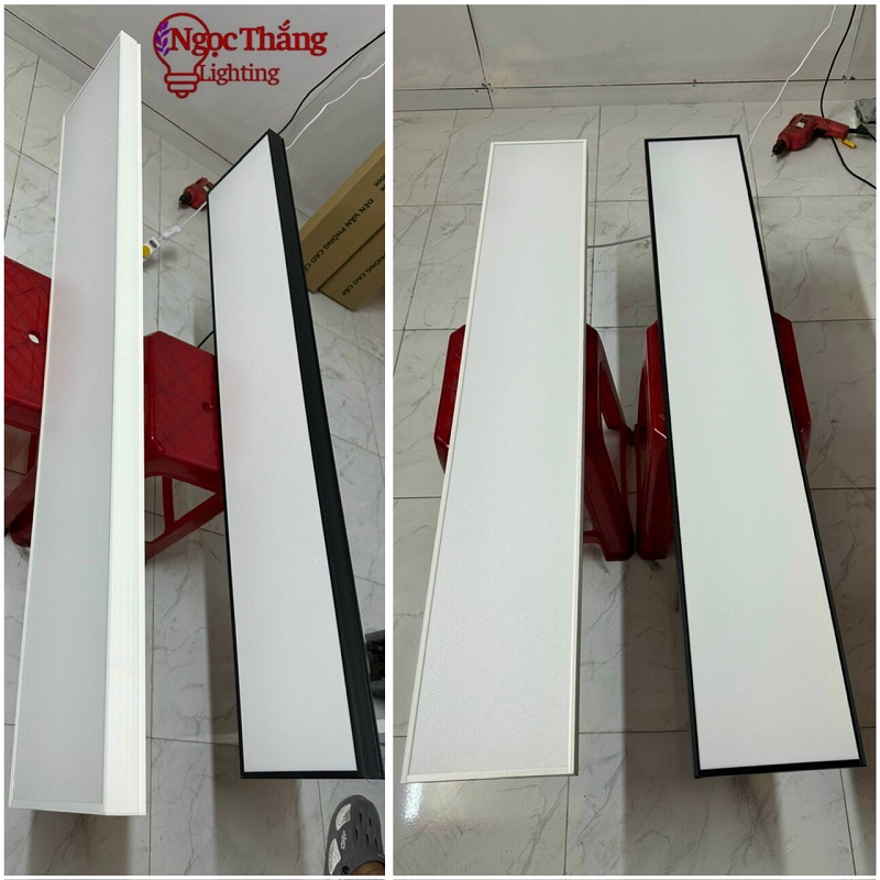 Đèn thả trần văn phòng 120cm x 20cm - Đèn thả hộp chữ nhật siêu sáng 70W 220V MS218 Ngọc Thắng - Image 2