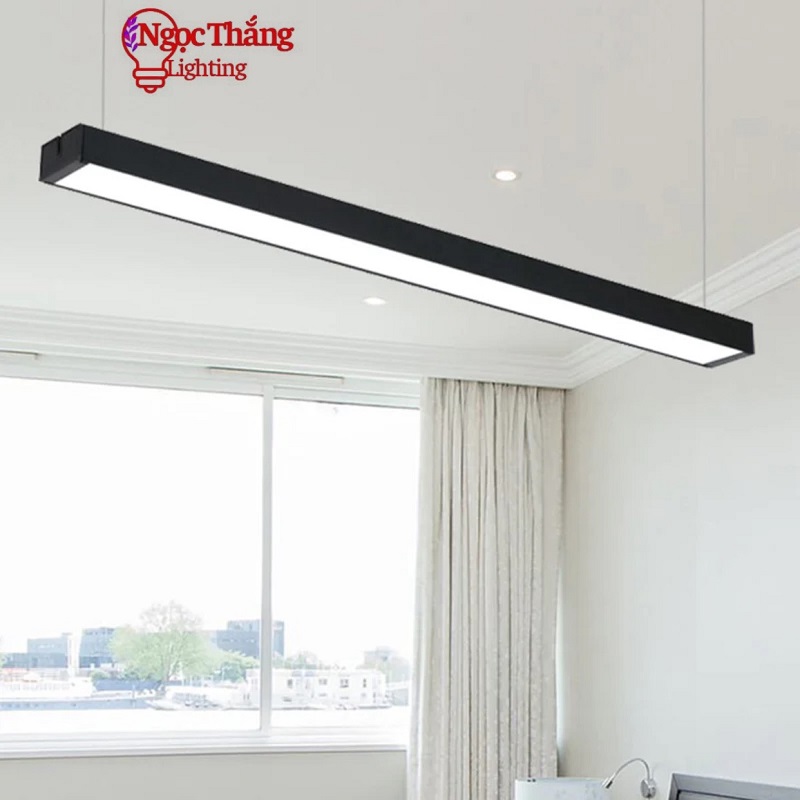 Đèn thả văn phòng 40W 118cm x 7cm Bảo hành 24 tháng Led 1 màu Trắng/Vàng/Trung tính MS216 Ngọc Thắng