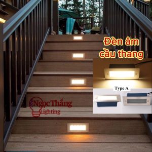 Alternative view of Đèn Led âm cầu thang chống nước trang trí ngoài trời Led 3W 220V ACT2906 Ngọc Thắng