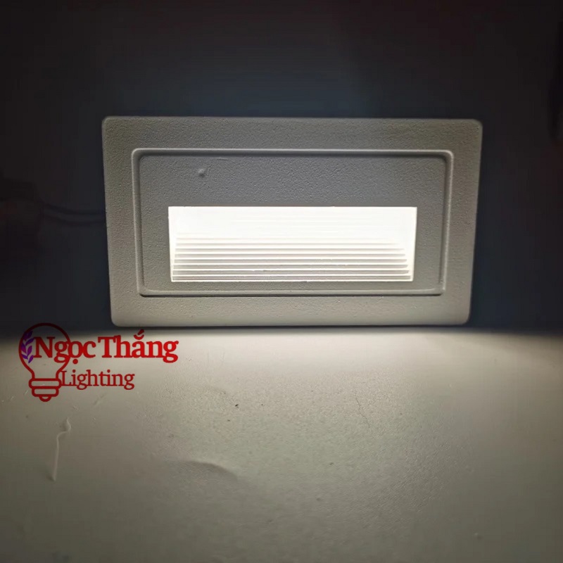Đèn Led âm cầu thang chống nước trang trí ngoài trời Led 3W 220V ACT32506A Ngọc Thắng - Ảnh 3