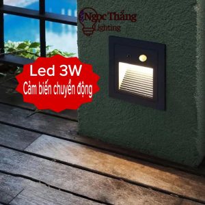 Alternative view of Đèn Led cảm ứng âm cầu thang chống nước trang trí ngoài trời trong nhà cảm biến chuyển động Led 3W 220V ACT3248 Ngọc Thắng