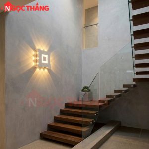 Đèn Led hắt tường treo tường gắn tường trang trí trong nhà ngoài trời 12 bóng Led 14W 220V VNT046A Ngọc Thắng - Ảnh 8