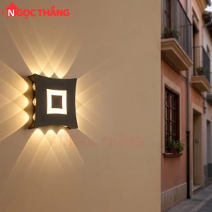Đèn Led hắt tường treo tường gắn tường trang trí trong nhà ngoài trời 12 bóng Led 14W 220V VNT046A Ngọc Thắng - Ảnh 3