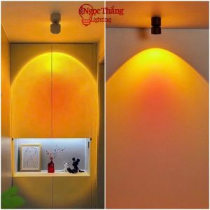 Alternative view of Đèn rọi hoàng hôn ống bơ đèn rọi hot trend soi gương chiếu tranh gắn tường phòng ngủ phòng khách MS101 Ngọc Thắng