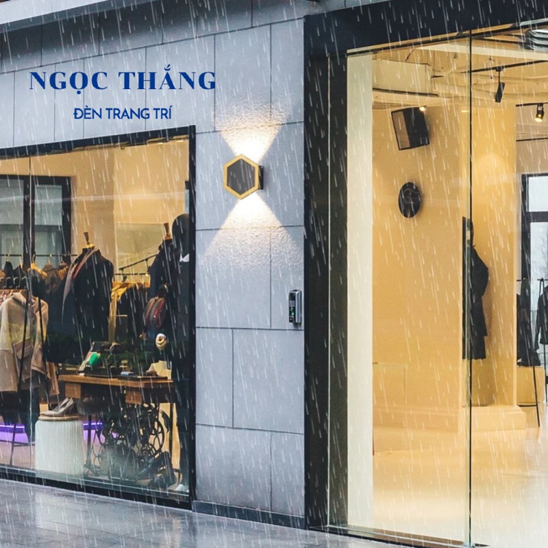 Đèn Led treo tường hắt tường 2 bóng ngoài trời trong nhà Led 2W 220V VNT6011 Ngọc Thắng - Ảnh 4