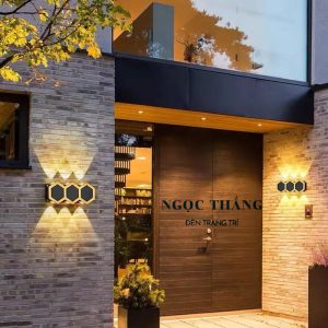 Đèn Led treo tường hắt tường 6 bóng ngoài trời trong nhà Led 6W 220V VNT6012 Ngọc Thắng - Ảnh 3