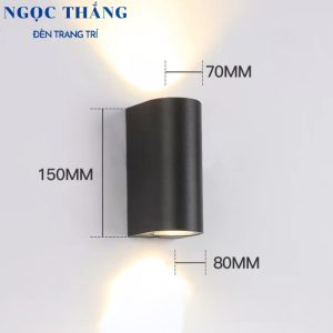Alternative view of Đèn Led treo tường hắt tường trang trí ngoài trời trong nhà Led 10W 220V VNT015-3 Ngọc Thắng