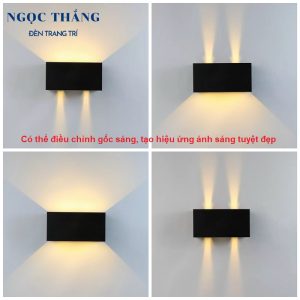 Alternative view of Đèn treo tường hắt tường trang trí trong nhà ngoài trời Led 20W VNT44/2A Ngọc Thắng