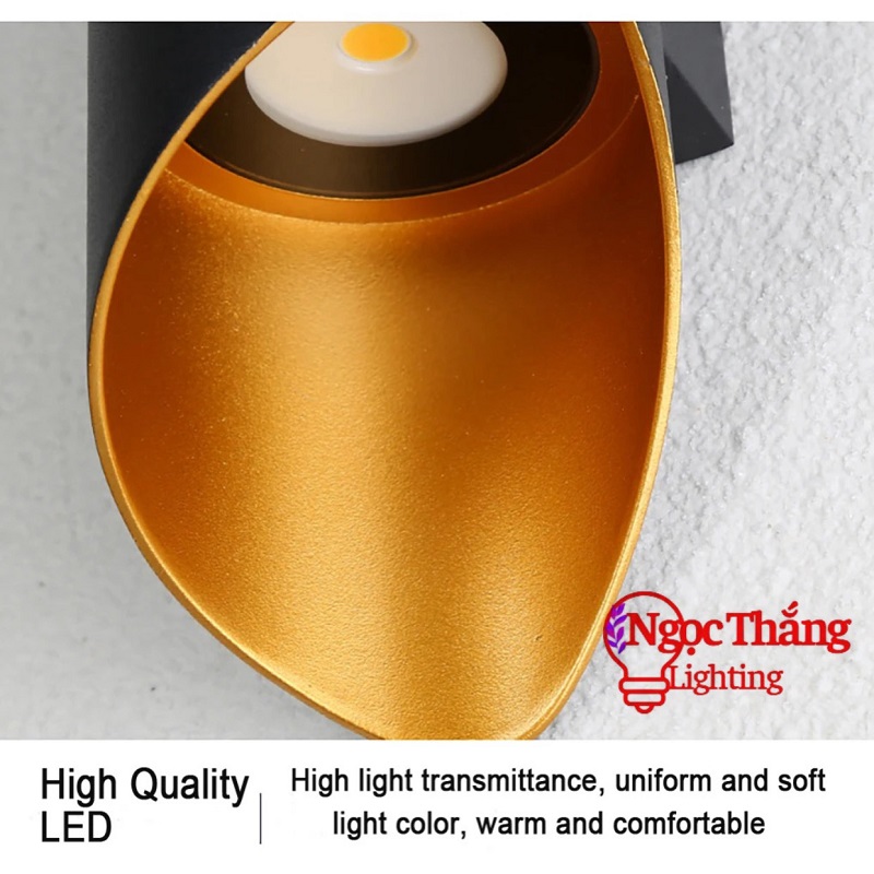Đèn treo tường hắt tường trang trí ngoài trời cầu thang Led 10W 220V VNT2287 Ngọc Thắng - Ảnh 4