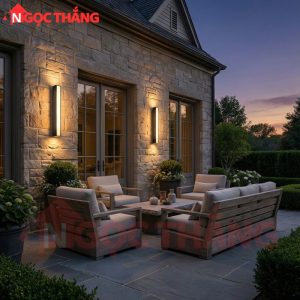Đèn ốp tường hắt tường ngoài trời trang trí phòng khách cầu thang Led 18W 220V VNT76 Ngọc Thắng - Ảnh 3