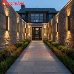 Đèn ốp tường hắt tường ngoài trời trang trí phòng khách cầu thang Led 18W 220V VNT76 Ngọc Thắng - Ảnh 4