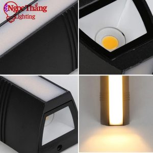 Alternative view of Đèn ốp tường hắt tường ngoài trời trang trí phòng khách cầu thang Led 18W 220V VNT76 Ngọc Thắng