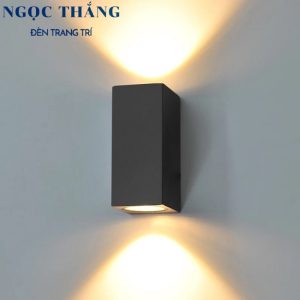 Đèn Led treo tường hắt tường trang trí ngoài trời trong nhà 2 đầu 10w 220v VNT612 Ngọc Thắng - Ảnh 5