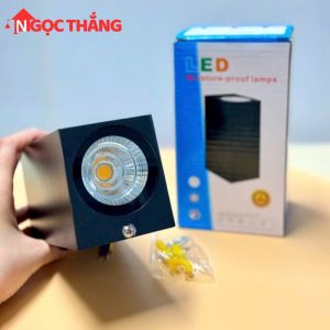 Đèn Led treo tường hắt tường trang trí ngoài trời trong nhà 2 đầu 10w 220v VNT612 Ngọc Thắng - Ảnh 3