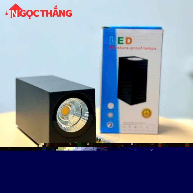 Alternative view of Đèn Led treo tường hắt tường trang trí ngoài trời trong nhà 2 đầu 10w 220v VNT612 Ngọc Thắng