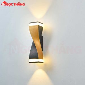 Đèn treo tường ngoài trời hắt tường trang trí trong nhà cầu thang Led 10W 220V VNT311GD Ngọc Thắng