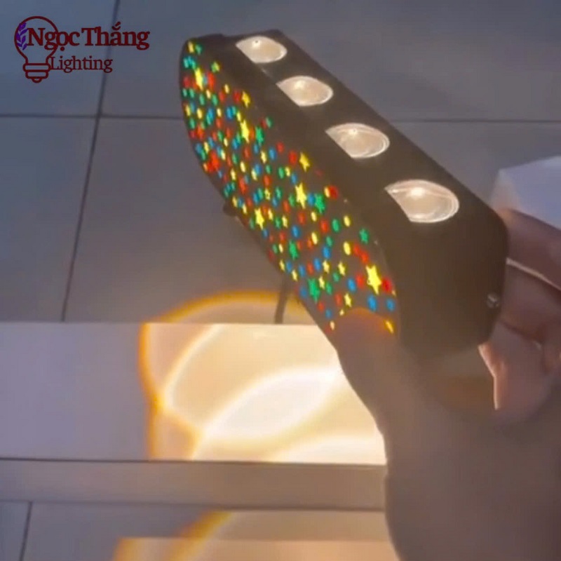 Đèn treo tường ngoài trời hắt 8 tia trang trí cầu thang Led 16W 220V VNT990/4 Ngọc Thắng - Ảnh 8