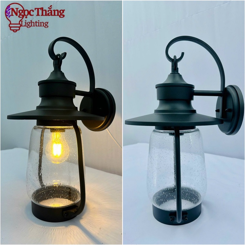 Đèn treo tường ngoài trời gắn tường trang trí ốp cổng hành lang 220V VNT109 Ngọc Thắng - Ảnh 12