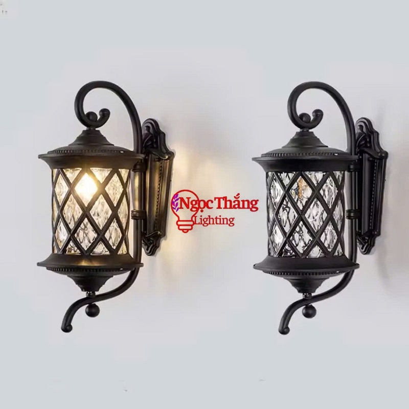 Đèn treo tường gắn tường ốp cột đèn trụ cổng ngoài trời 220V VNT8595 Ngọc Thắng - Ảnh 4