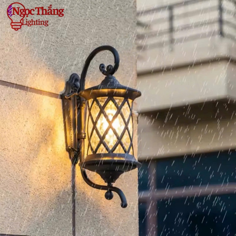 Đèn treo tường gắn tường ốp cột đèn trụ cổng ngoài trời 220V VNT8595 Ngọc Thắng - Ảnh 3
