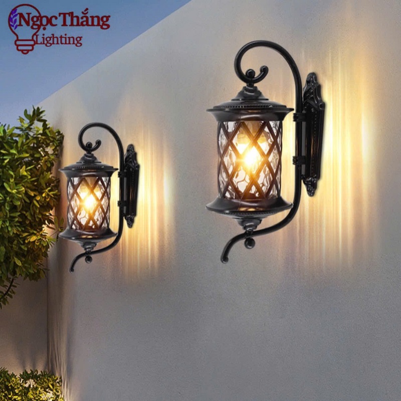 Đèn treo tường gắn tường ốp cột đèn trụ cổng ngoài trời 220V VNT8595 Ngọc Thắng - Ảnh 11