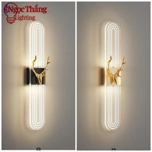 Alternative view of Đèn treo tường ốp tường 60cm trang trí phòng khách phòng ngủ cầu thang Led 3 màu 15W 220V GT3055 Ngọc Thắng
