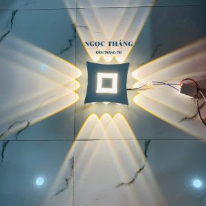 Alternative view of Đèn Led hắt tường treo tường gắn tường trang trí trong nhà ngoài trời 12 bóng Led 14W 220V VNT046A Ngọc Thắng