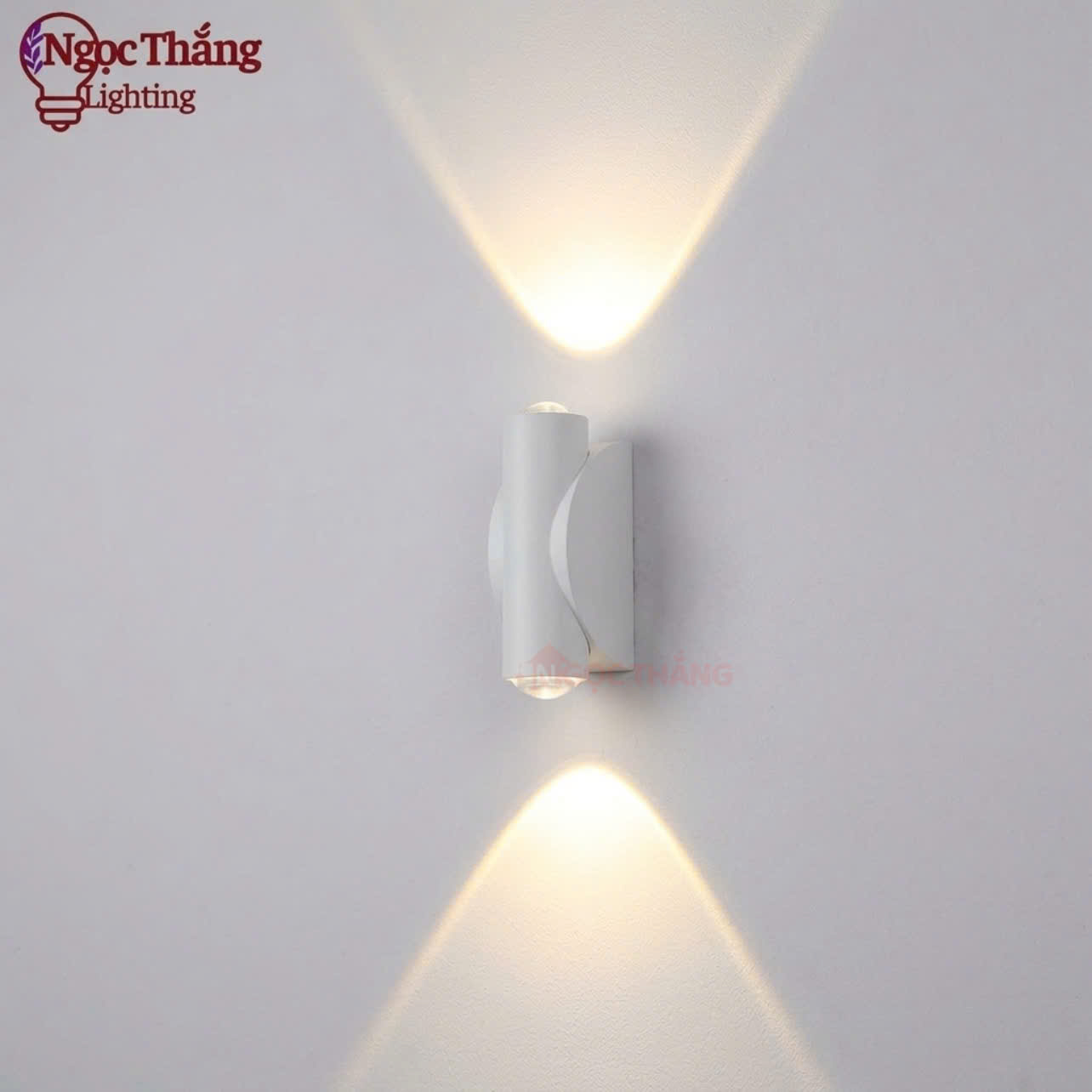Đèn treo tường ngoài trời hắt 2 4 6 8 tia trang trí cầu thang Led 4W 220V VNT022/4B Ngọc Thắng - Ảnh 8