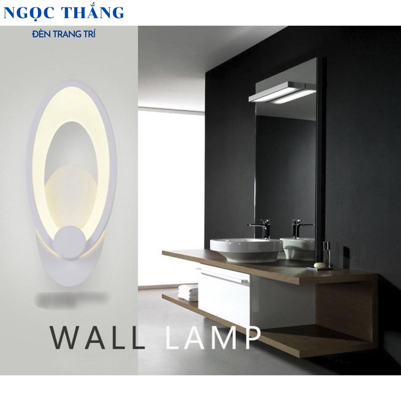 Đèn Led treo tường gắn tường trong nhà cầu thang Led 8W 220V V6011 Ngọc Thắng - Ảnh 10