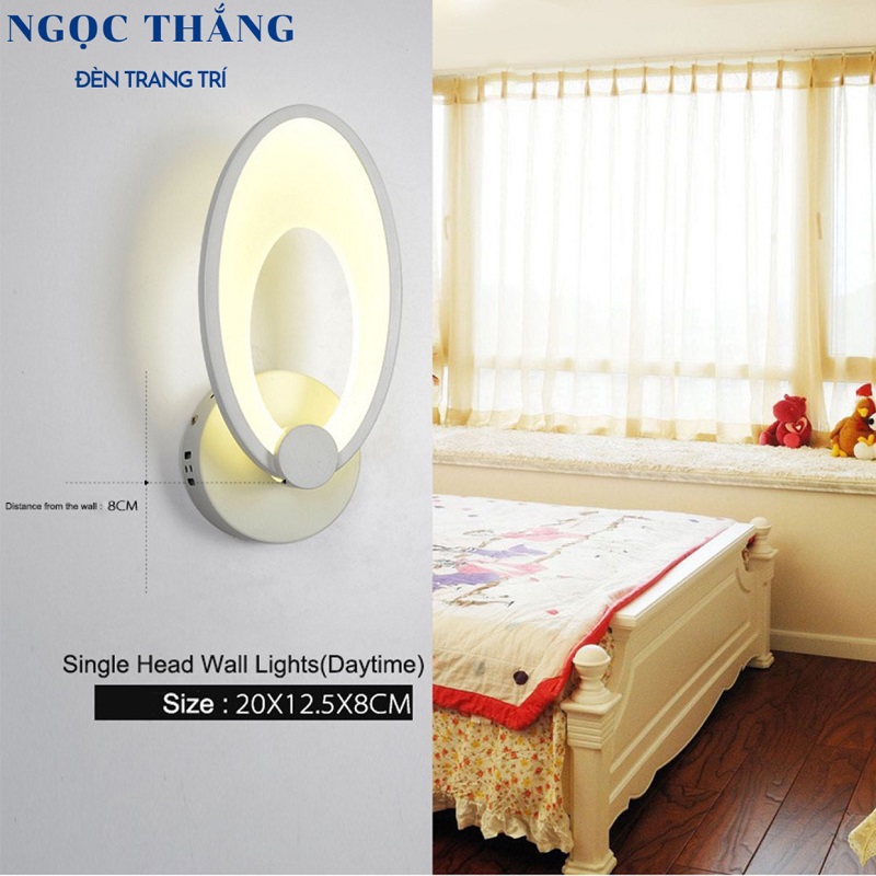 Đèn Led treo tường gắn tường trong nhà cầu thang Led 8W 220V V6011 Ngọc Thắng - Ảnh 13