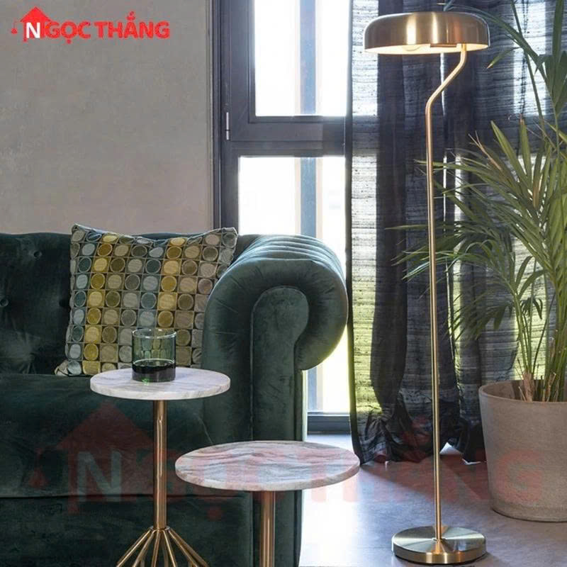 Đèn Cây Đứng Đọc Sách Cao 130cm Trang Trí Phòng Khách Phòng Ngủ DC0701 Ngọc Thắng (Kèm bóng 8W vàng) - Ảnh 6