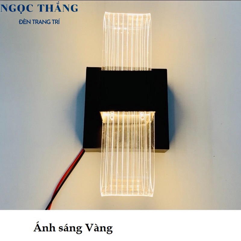 Đèn Led treo tường gắn tường trang trí phòng ngủ phòng khách cầu thang 8W Led 3 chế độ màu 220V GT467 Ngọc Thắng - Ảnh 5