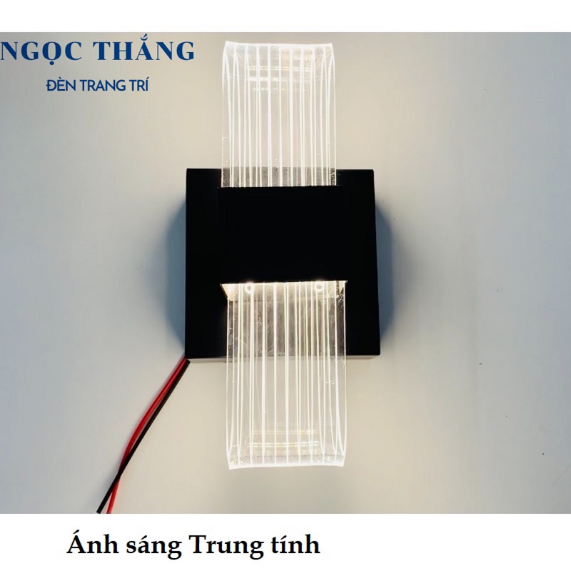 Đèn Led treo tường gắn tường trang trí phòng ngủ phòng khách cầu thang 8W Led 3 chế độ màu 220V GT467 Ngọc Thắng - Ảnh 3