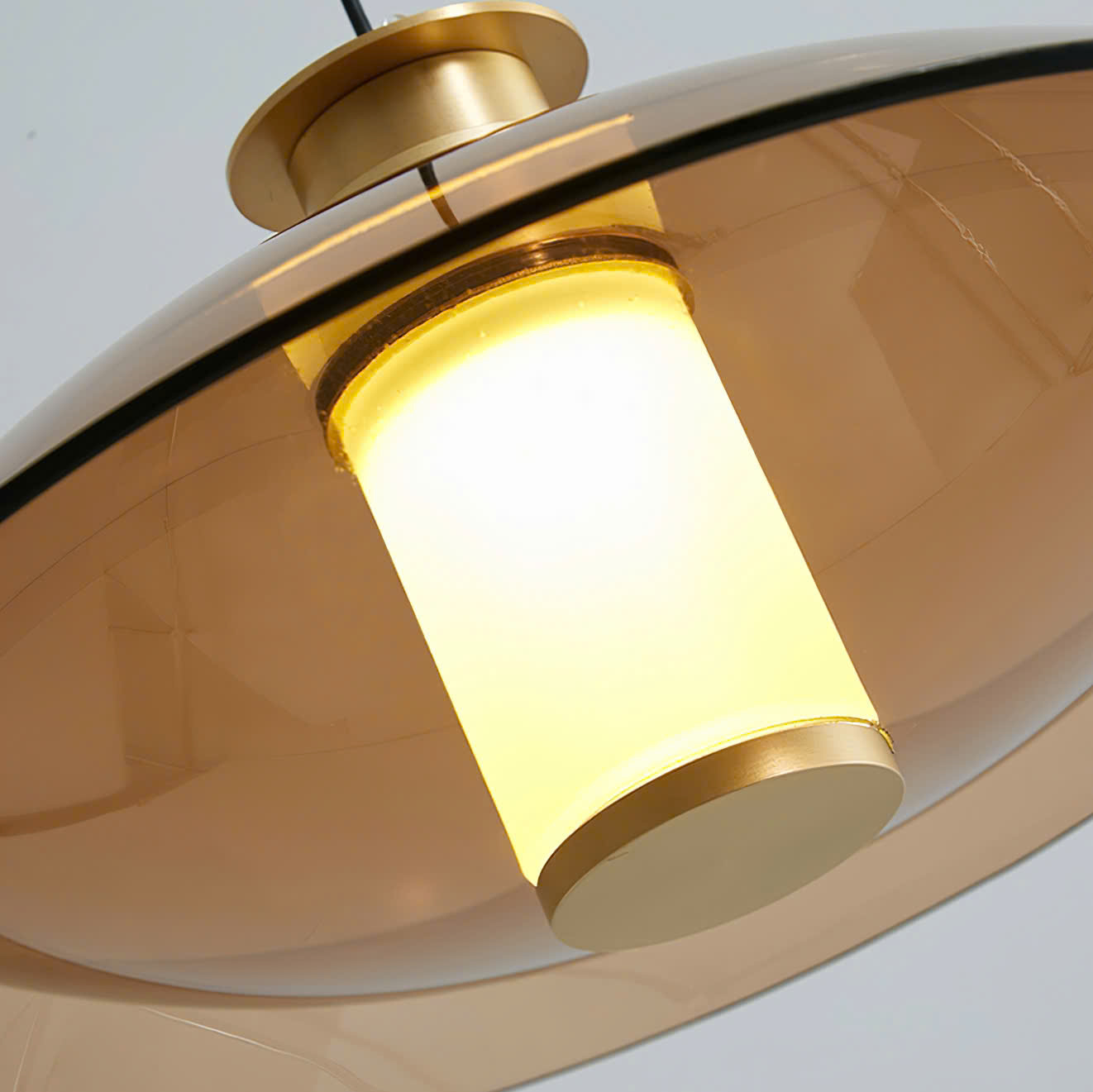 Đèn thả trần thuỷ tinh trang trí bàn ăn phòng ngủ phòng khách Led Vàng 3000K 220V TT47 Ngọc Thắng - Ảnh 6