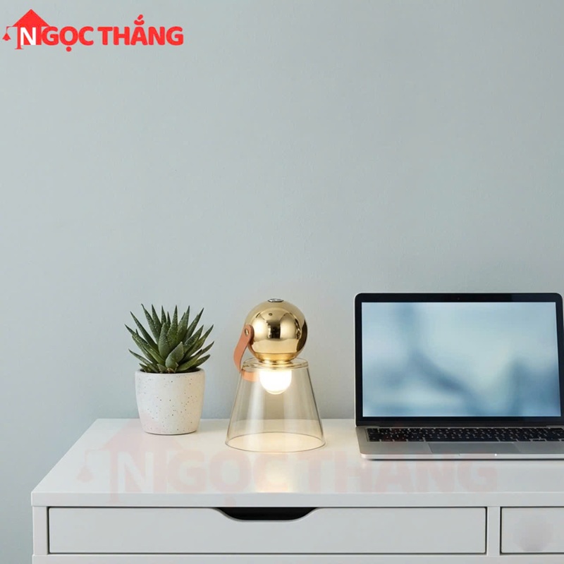 Đèn Bàn Led cảm ứng tăng giảm ánh sáng Sạc USB trang trí phòng ngủ đi cắm trại ĐB7727 Ngọc Thắng - Ảnh 8