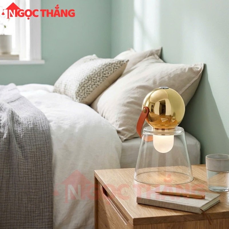 Đèn Bàn Led cảm ứng tăng giảm ánh sáng Sạc USB trang trí phòng ngủ đi cắm trại ĐB7727 Ngọc Thắng