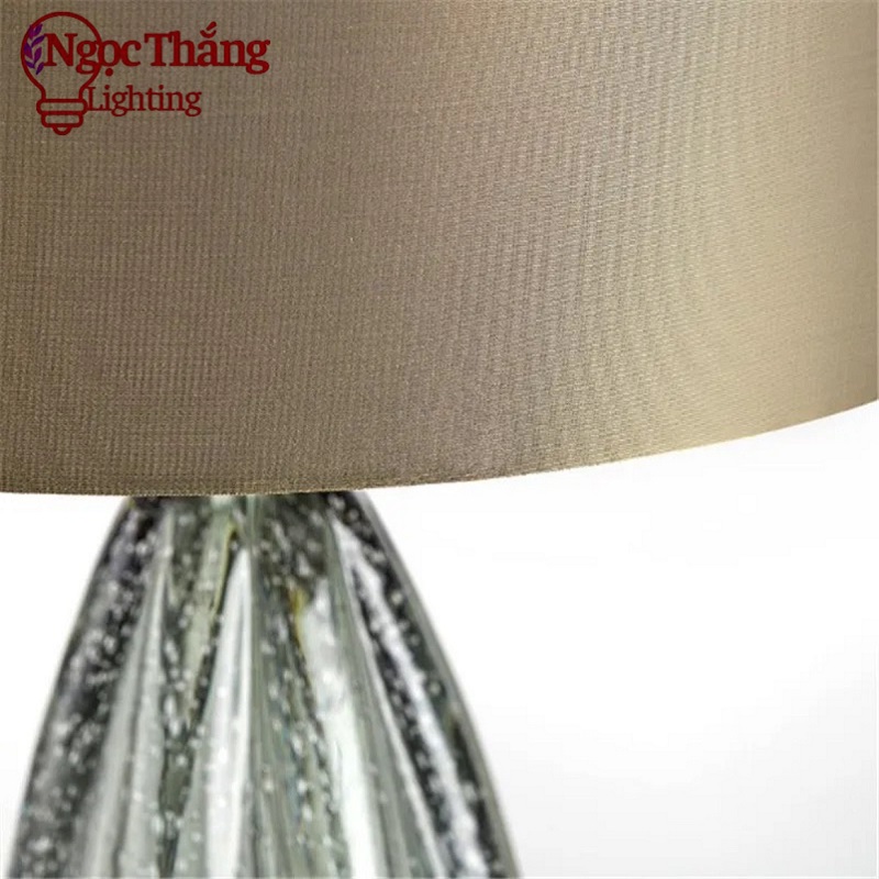 Đèn bàn phòng khách phòng ngủ thân thuỷ tinh cao cấp DB719 Ngọc Thắng (Tặng kèm một bóng Led 12W 3 chế độ màu) - Ảnh 19
