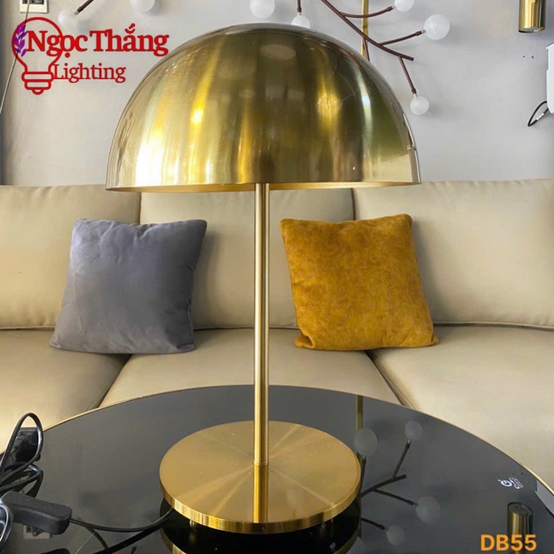 Đèn bàn làm việc phòng ngủ phòng khách cao cấp Led 9w ánh sáng vàng DB55 Ngọc Thắng