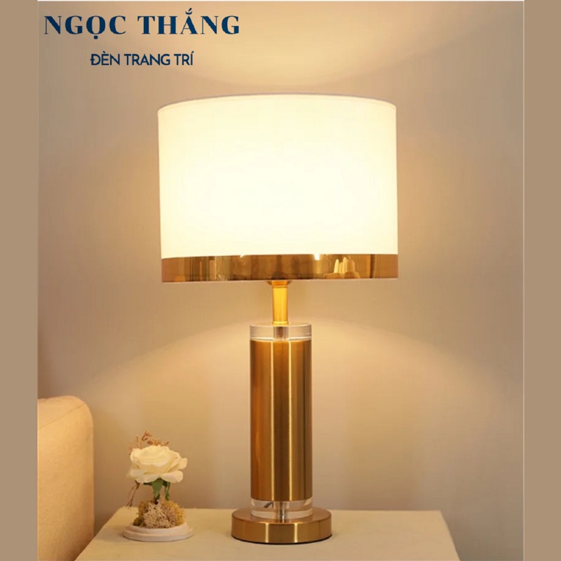Đèn bàn đọc sách làm việc phòng ngủ phòng khách cao cấp ĐB6101A Ngọc Thắng (Tặng kèm một bóng Led Bulb 7W ánh sáng vàng)