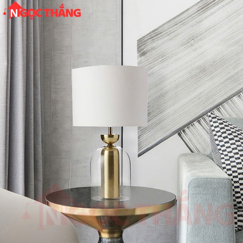 Đèn bàn trang trí phòng ngủ phòng khách 35cm cao 57cm DB141 Ngọc Thắng - Ảnh 6