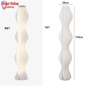 Alternative view of Đèn Đứng Đèn Sàn Decor Phòng Ngủ Phòng Khách Thiết Kế Nghệ Thuật Cao 175cm Led 3 Màu DD20 Ngọc Thắng