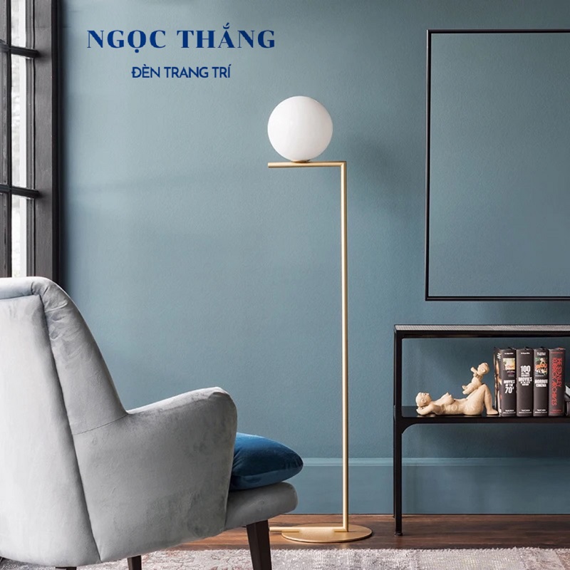 Đèn Cây Đứng Đèn Sàn Trang Trí Sofa Phòng Khách Phòng Ngủ Đọc Sách DBK02E Ngọc Thắng (Tặng kèm bóng Led 3 chế độ màu) - Ảnh 8