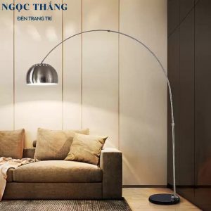 Alternative view of Đèn Cây Đứng Đọc Sách Trang Trí Phòng Khách Phòng Ngủ DC518 Ø22Cm Ngọc Thắng (Tặng kèm một bóng Led Bulb 9W ánh sáng vàng)