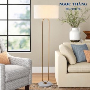 Alternative view of Đèn Cây Đứng Đọc Sách Trang Trí Phòng Khách Phòng Ngủ DC579 Ngọc Thắng (Tặng kèm một bóng Led Bulb 12W ánh sáng vàng)
