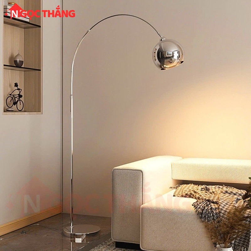 Đèn Cây Đứng Đọc Sách 170cm Trang Trí Phòng Khách Phòng Ngủ DD18B Ngọc Thắng Kèm Bóng Led Vàng 12W - Ảnh 8