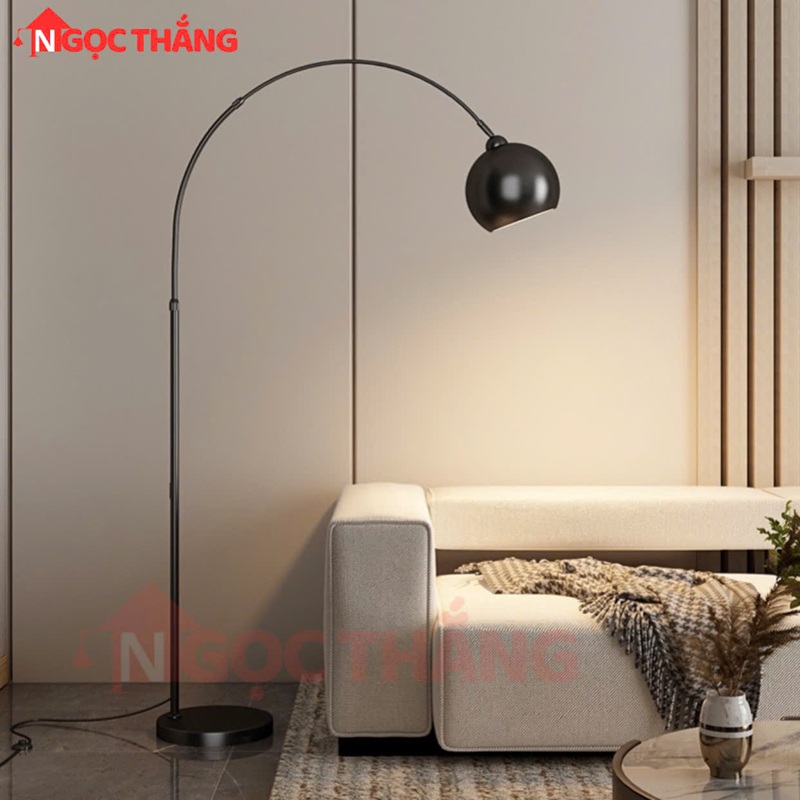 Đèn Cây Đứng Đọc Sách 170cm Trang Trí Phòng Khách Phòng Ngủ DD18B Ngọc Thắng Kèm Bóng Led Vàng 12W - Ảnh 13