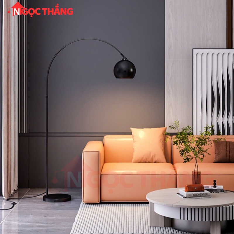 Đèn Cây Đứng Đọc Sách 170cm Trang Trí Phòng Khách Phòng Ngủ DD18B Ngọc Thắng Kèm Bóng Led Vàng 12W - Ảnh 11